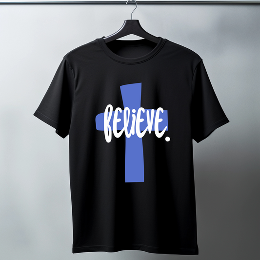 "Believe" Christian T-Shirt Oversized