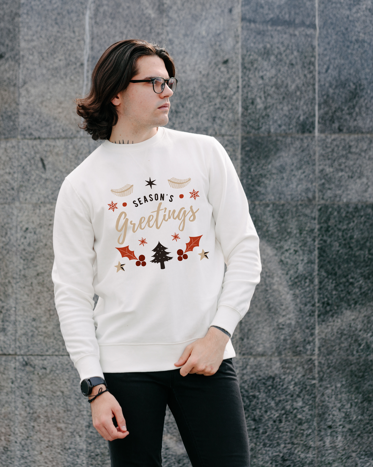 Festive Season's Greetings Sweatshirt